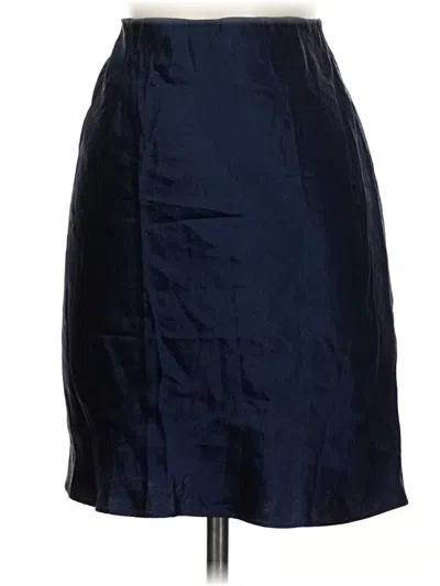 Pre-owned Babaton Formal Skirt In Blue