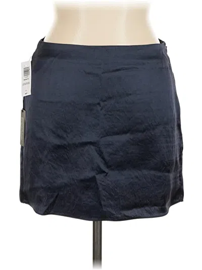 Pre-owned Babaton Formal Skirt In Blue