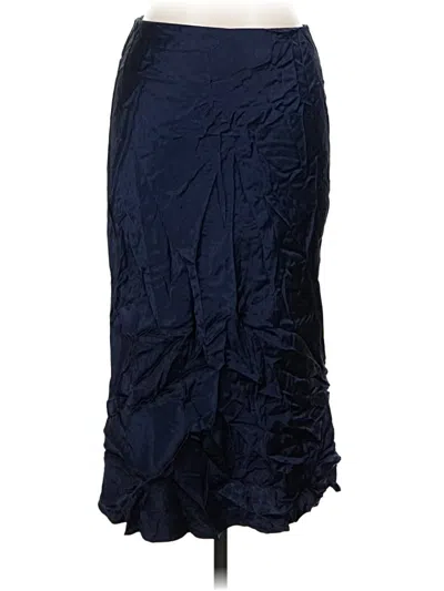 Pre-owned Babaton Formal Skirt In Blue