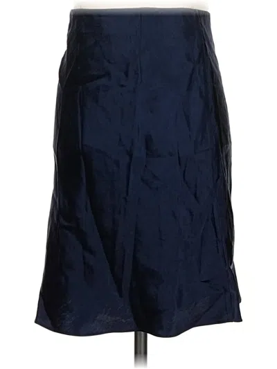 Pre-owned Babaton Formal Skirt In Blue