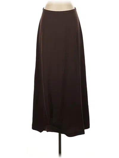 Pre-owned Babaton Formal Skirt In Brown