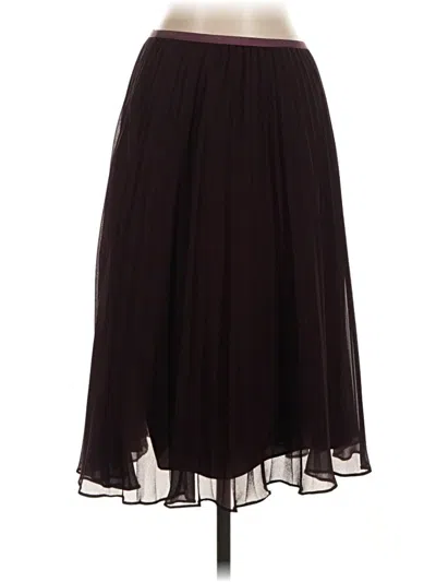 Pre-owned Babaton Formal Skirt In Burgundy
