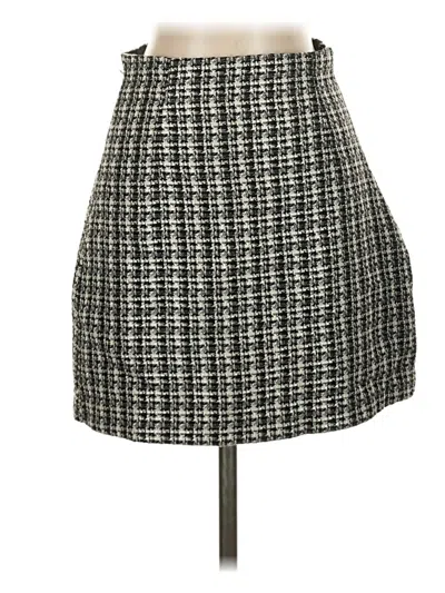 Pre-owned Babaton Formal Skirt In Gray