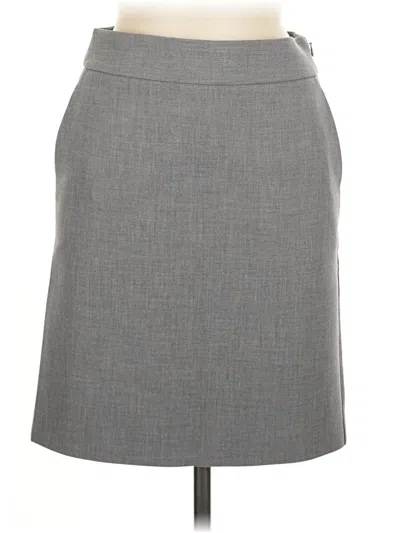 Pre-owned Babaton Formal Skirt In Gray
