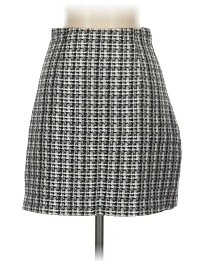 Pre-owned Babaton Formal Skirt In Gray