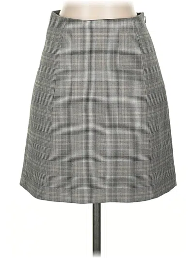 Pre-owned Babaton Formal Skirt In Gray
