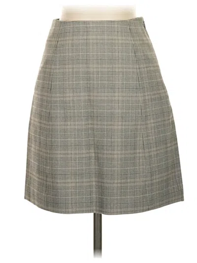 Pre-owned Babaton Formal Skirt In Gray