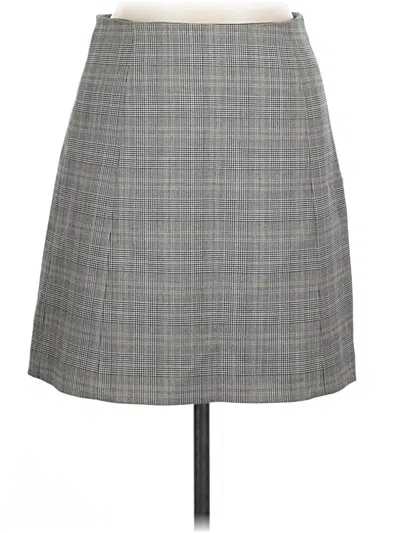 Pre-owned Babaton Formal Skirt In Gray