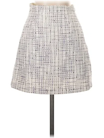 Pre-owned Babaton Formal Skirt In Gray