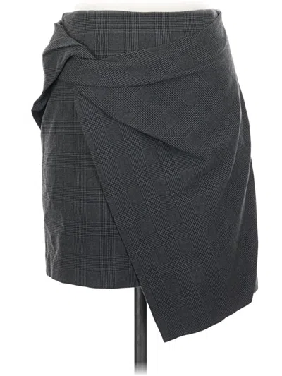 Pre-owned Babaton Formal Skirt In Gray