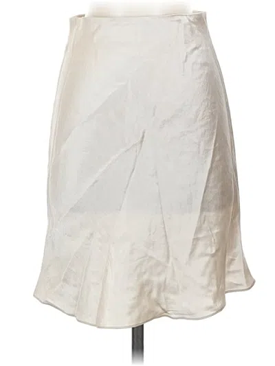 Pre-owned Babaton Formal Skirt In Ivory
