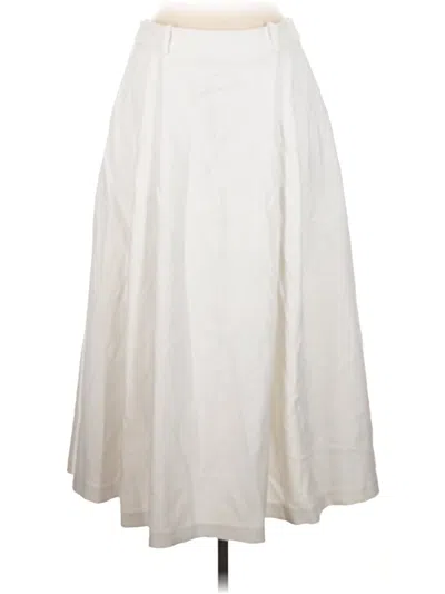 Pre-owned Babaton Formal Skirt In Ivory