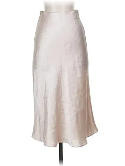 Pre-owned Babaton Formal Skirt In Silver