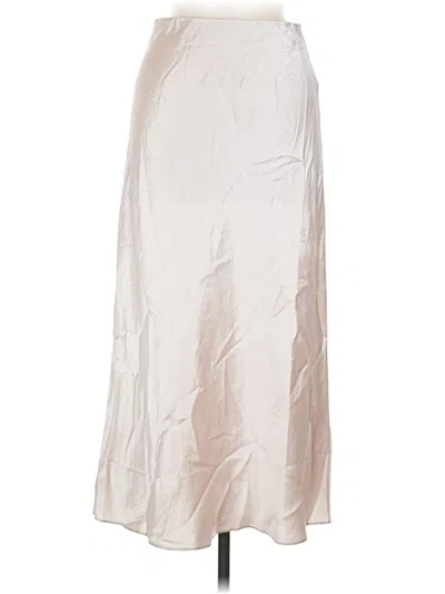 Pre-owned Babaton Formal Skirt In Silver