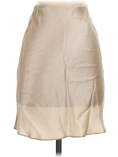 Pre-owned Babaton Formal Skirt In Tan