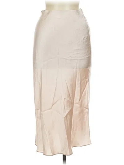 Pre-owned Babaton Formal Skirt In White