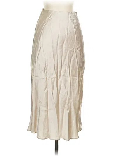 Pre-owned Babaton Formal Skirt In White