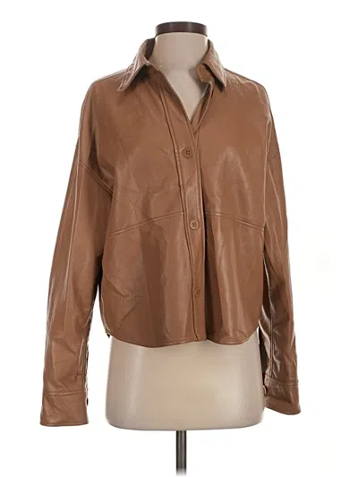 Pre-owned Babaton Jacket In Brown