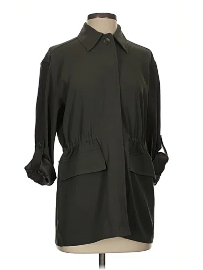 Pre-owned Babaton Jacket In Green