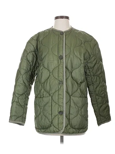 Pre-owned Babaton Jacket In Green