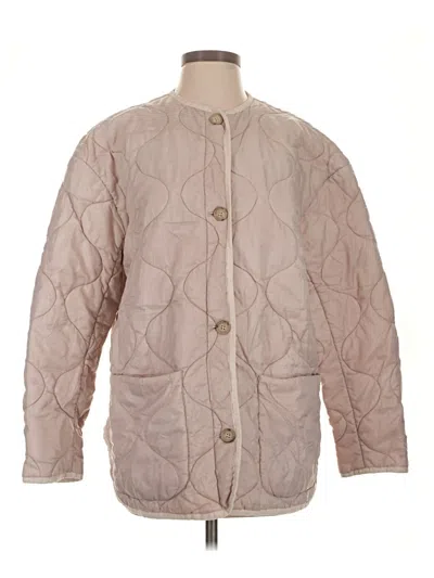 Pre-owned Babaton Jacket In Tan