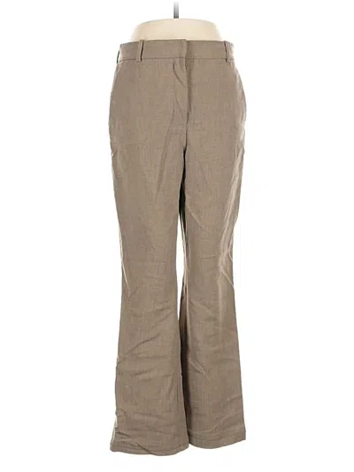 Pre-owned Babaton Khaki Pant In Brown