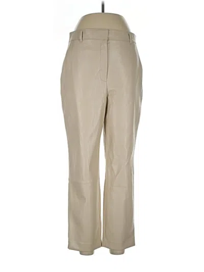 Pre-owned Babaton Khaki Pant In Tan