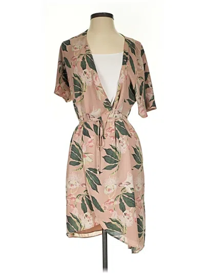 Pre-owned Babaton Kimono In Pink