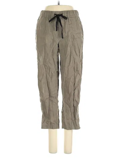 Pre-owned Babaton Linen Pants In Gray
