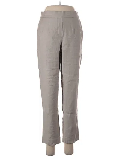 Pre-owned Babaton Linen Pants In Gray