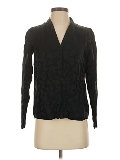 Pre-owned Babaton Long Sleeve Blouse In Black