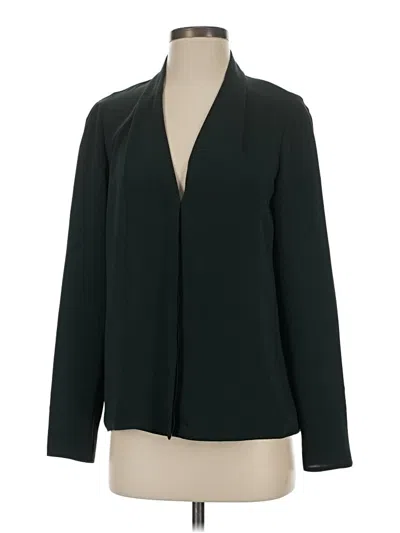 Pre-owned Babaton Long Sleeve Blouse In Green