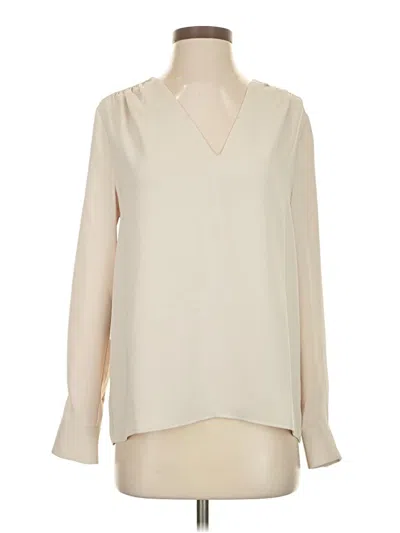 Pre-owned Babaton Long Sleeve Blouse In Ivory