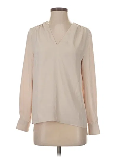 Pre-owned Babaton Long Sleeve Blouse In Ivory