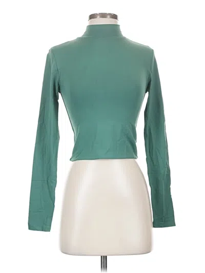 Pre-owned Babaton Long Sleeve Top Green Turtleneck Tops