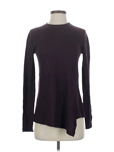 Pre-owned Babaton Long Sleeve Top Purple Turtleneck Tops