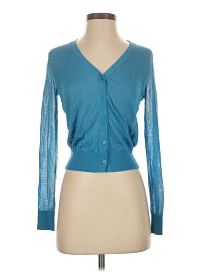Pre-owned Babaton Long Sleeve Top Teal Sweetheart Neckline Tops