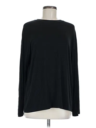 Pre-owned Babaton Long Sleeve T-shirt In Black