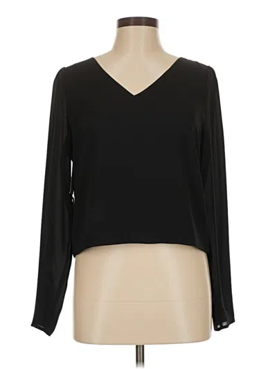 Pre-owned Babaton Long Sleeve T-shirt In Black