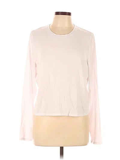 Pre-owned Babaton Long Sleeve T-shirt In Ivory
