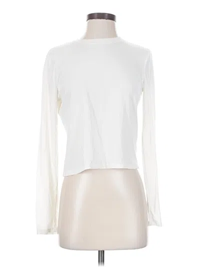 Pre-owned Babaton Long Sleeve T-shirt In Ivory
