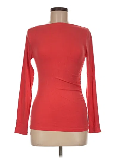 Pre-owned Babaton Long Sleeve T-shirt In Red