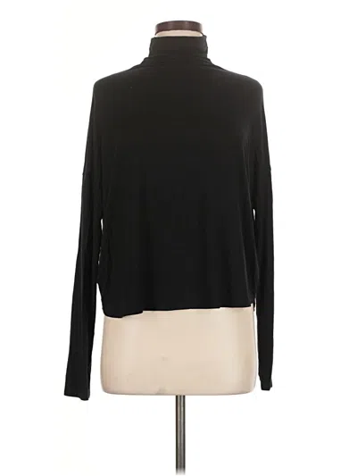 Pre-owned Babaton Long Sleeve Turtleneck In Black