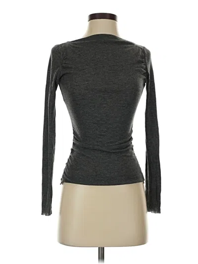 Pre-owned Babaton Long Sleeve Turtleneck In Gray