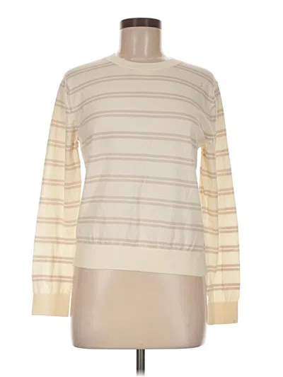 Pre-owned Babaton Long Sleeve Turtleneck In Ivory