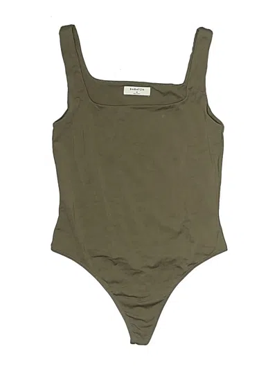 Pre-owned Babaton One Piece Swimsuit In Green