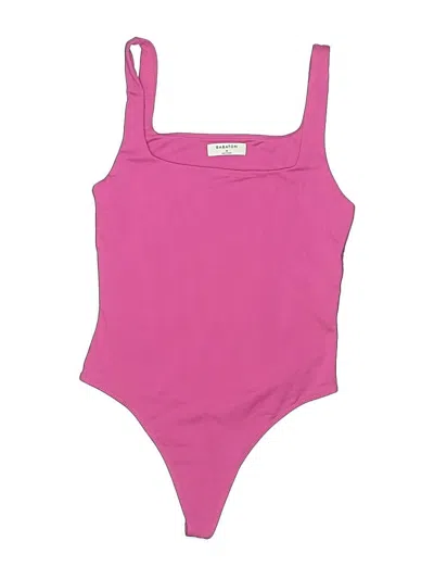 Pre-owned Babaton One Piece Swimsuit In Pink