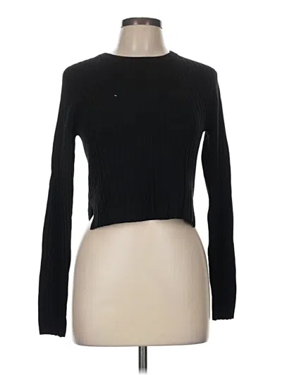 Pre-owned Babaton Pullover Sweater In Black