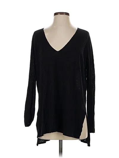 Pre-owned Babaton Pullover Sweater In Black