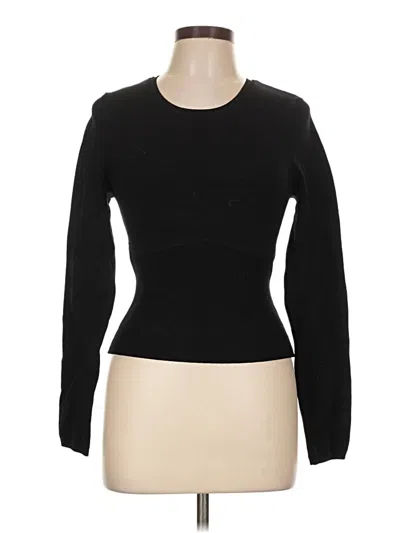 Pre-owned Babaton Pullover Sweater In Black